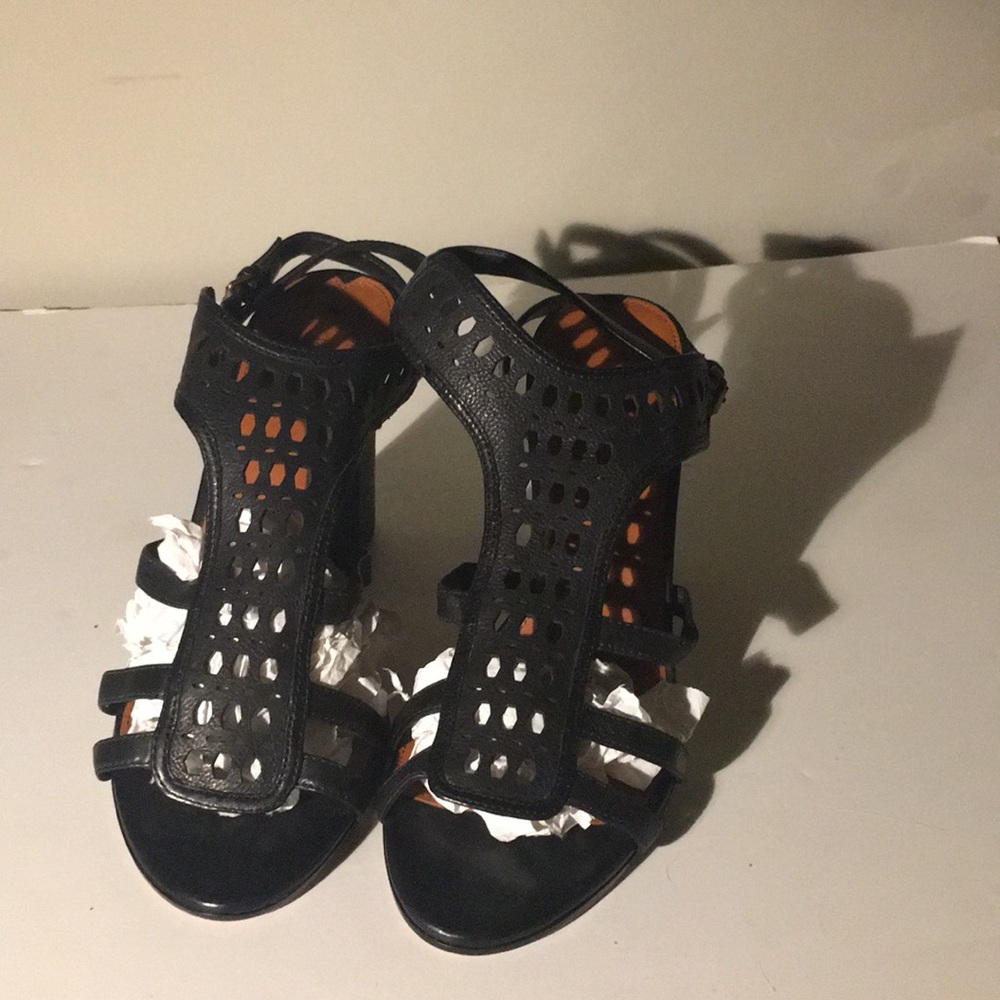 Black Via Spiga Heels